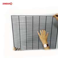 Anti-climb wire mesh high security 358 prison fencing from JINBIAO producer