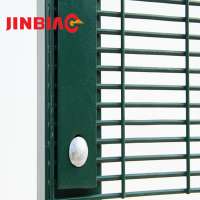 Anti-climb wire mesh high security 358 prison fencing from JINBIAO producer